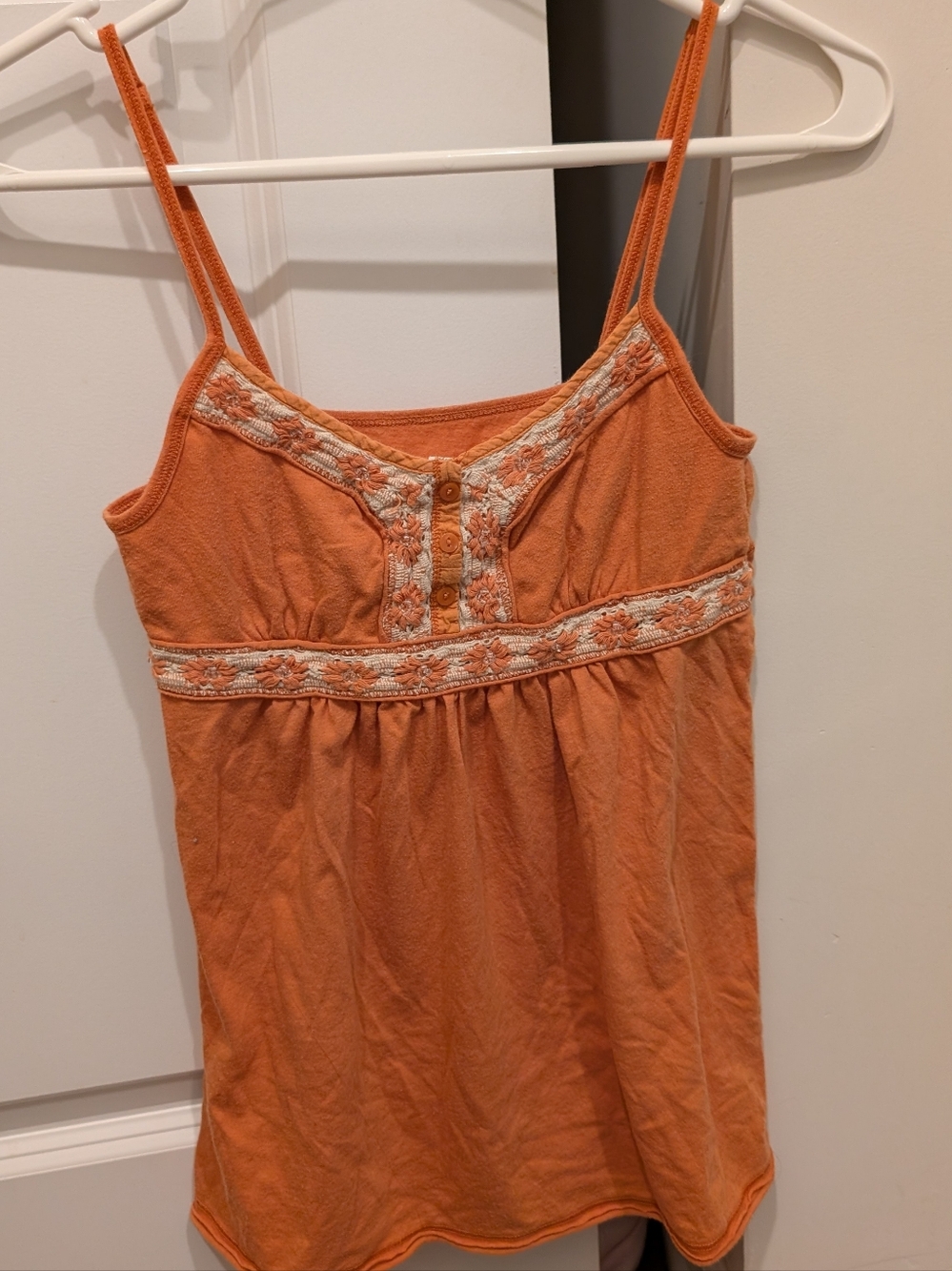 Hollister Beaded Babydoll Tank Top